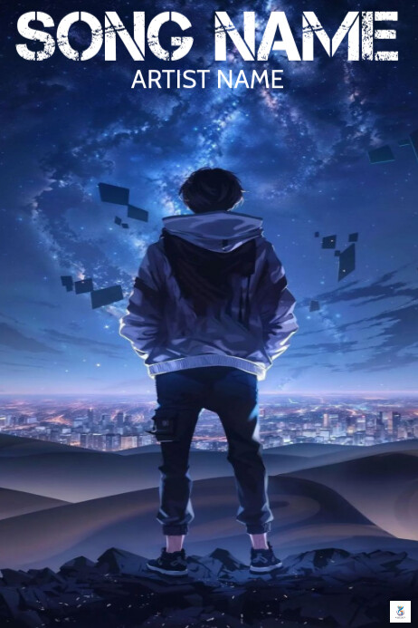 Copy of Professional Alone Man Song Album Cover Art Poster | PosterMyWall