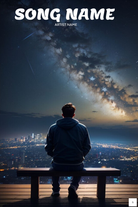 Professional Alone Man Song Album Cover Poster Template | PosterMyWall
