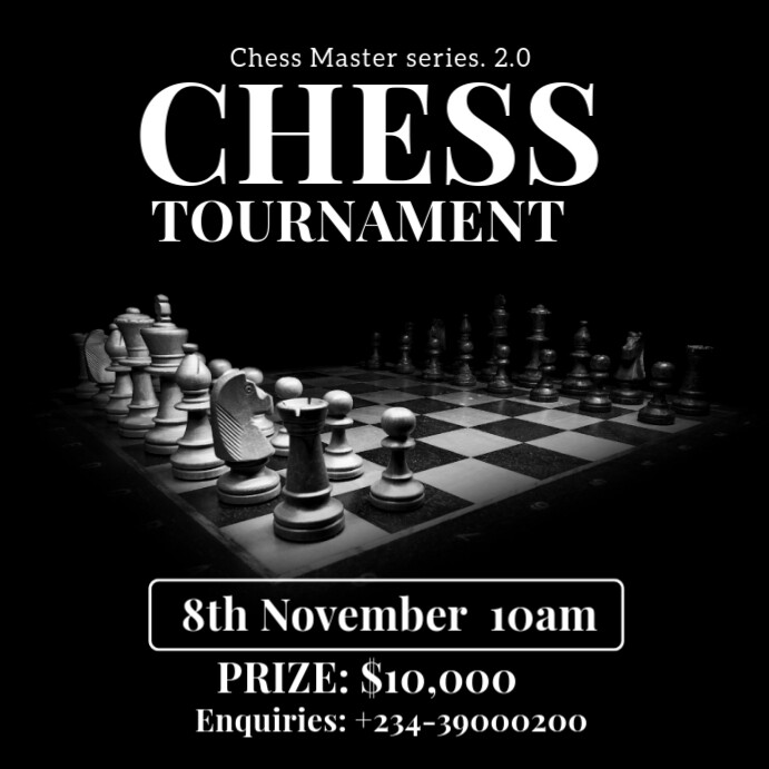 Professional American Chess Day Instagram Post Template | PosterMyWall