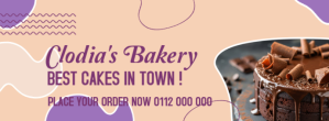Braun Bakery Promotion Facebook Cover Photo Template
