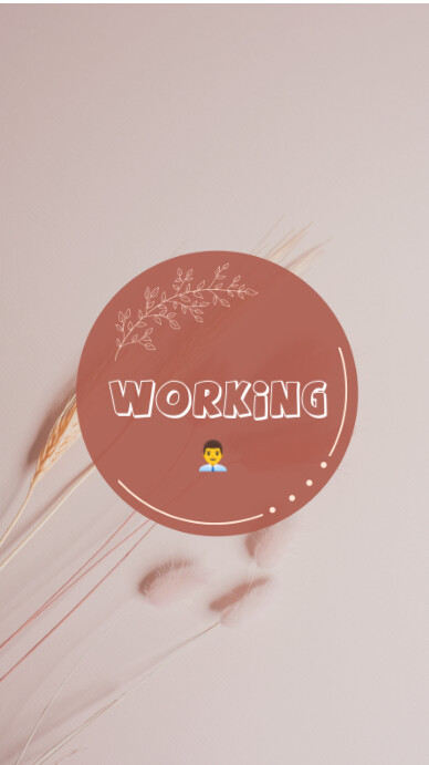 Work Status Design Professional At Work Whatsapp Status Template | PosterMyWall