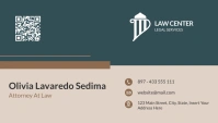 Professional Attorney And Legal Services Mini Business Card template