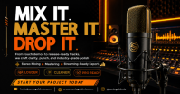Noir Music Production Services Facebook Shared Image Template