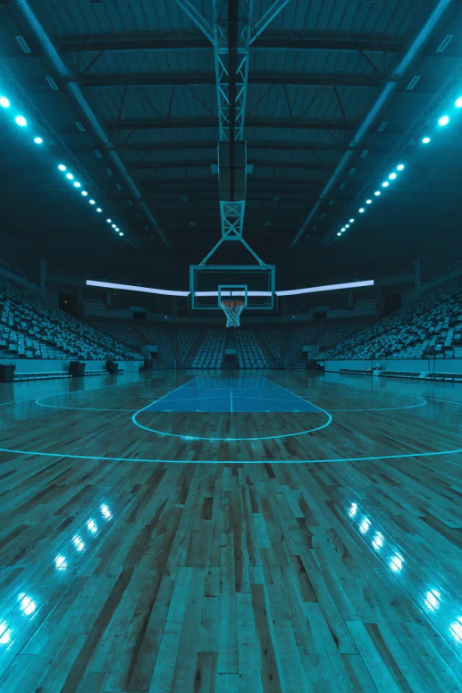 Copy of Professional Basketball Court Arena | PosterMyWall