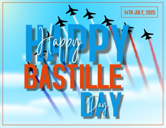 Professional Bastille Day Template  Flyer (us Letter)