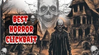 Professional Best Horror Youtube Thumbnail . template