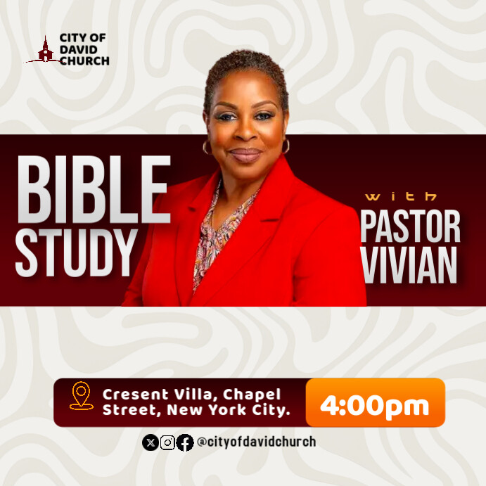 Professional Bible Study, Church, Revival Prayer Worship And Praise, Sunday Service Flyer, worship c Square (1:1) template