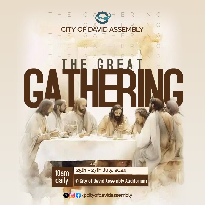 Professional bible study, church, revival pra Template | PosterMyWall