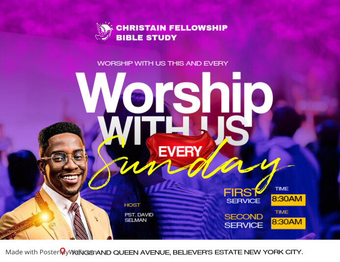 Copy of Professional Bible Study, Church, Revival Prayer Worship And ...