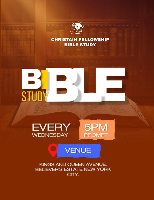 Professional Bible Study, Church, Revival Pra Template | PosterMyWall
