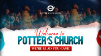 Professional Bible Study, Church, Revival Prayer Worship And Praise, Sunday Service Flyer, worship c Digital Display (16:9) template