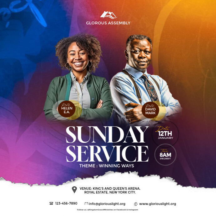 Copy of Professional Bible Study, Church, Revival Prayer Worship And ...