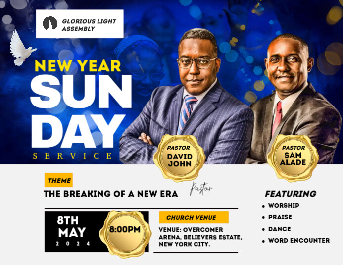 Professional Bible Study, Church, Revival Pra Template | PosterMyWall