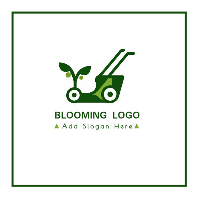 Professional Blooming Logo, Blooming Logo, Lawn Care Logo, Lawn Care Logo Design, Gardening  Logo Logotyp template