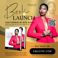 Professional Book Launch Event Template Instagram 帖子