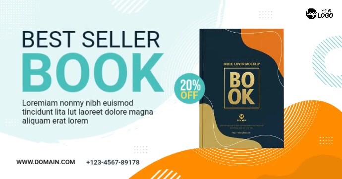 Professional Book Sale Facebook Shared Image template