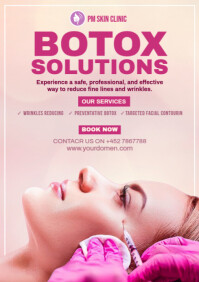 Professional Botox Temple  A4 template