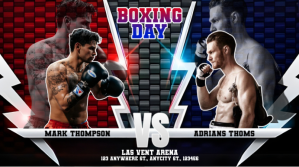 Professional Boxing Match Digital Display (16:9) template