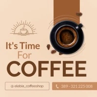 Professional Brown And Kaki Modern Minimal Coffee Advertisement 2025 2026 2027 2028 2029 2030  Insta Instagram Post template