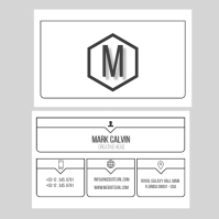 Professional Business Calling Card Template | PosterMyWall