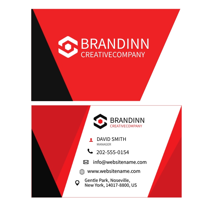 Professional Business Calling Card Template | PosterMyWall