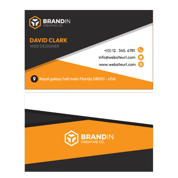 Professional Business Calling Card Template | PosterMyWall