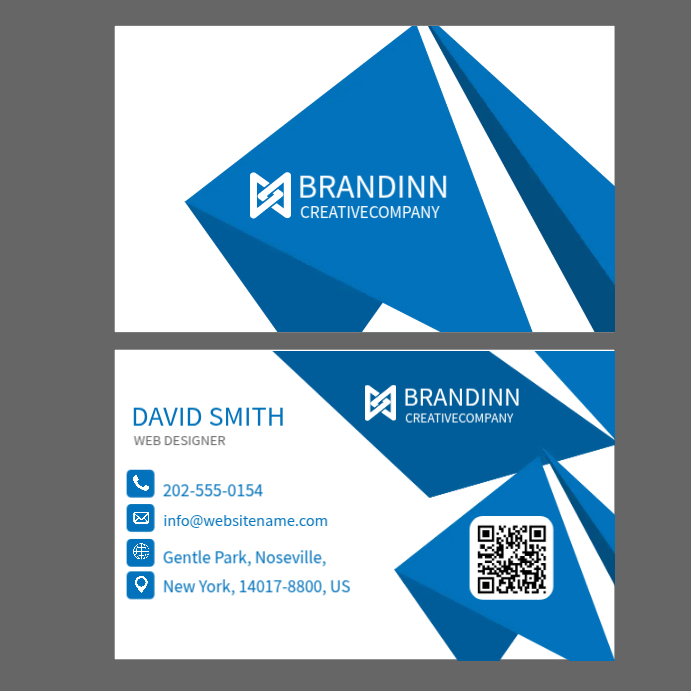 Professional Business Calling Card Template | PosterMyWall