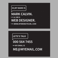 Professional Business Calling Card Template | PosterMyWall