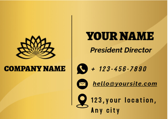 Professional Business Card Template Ikhadi leposi