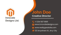 Professional Business Card Template Cartão de visita