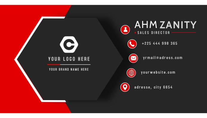 Professional Business Cards Template | PosterMyWall