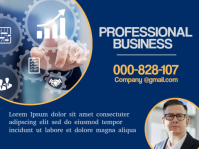Professional business Tanda Halaman template