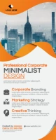 Professional Business Marketing Banner Rollbanner 2 stopy × 5 stóp template