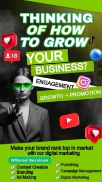 Professional Business Marketing Instagram Story template
