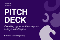 Purple Business Consulting Poster Template - Page 1