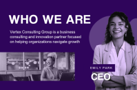 Purple Business Consulting Poster Template - Page 2