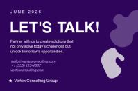 Purple Business Consulting Poster Template - Page 5