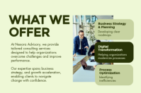 White Business Pitch Deck Poster Template - Page 4