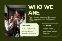 White Business Pitch Deck Poster Template - Page 2