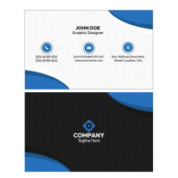 Professional Company Calling Card Template | PosterMyWall