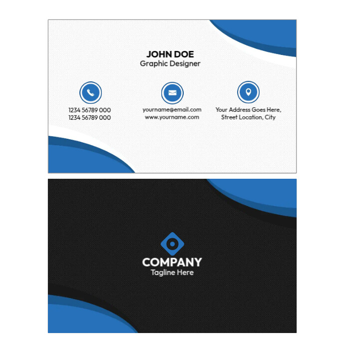 Professional Calling Card Template | PosterMyWall
