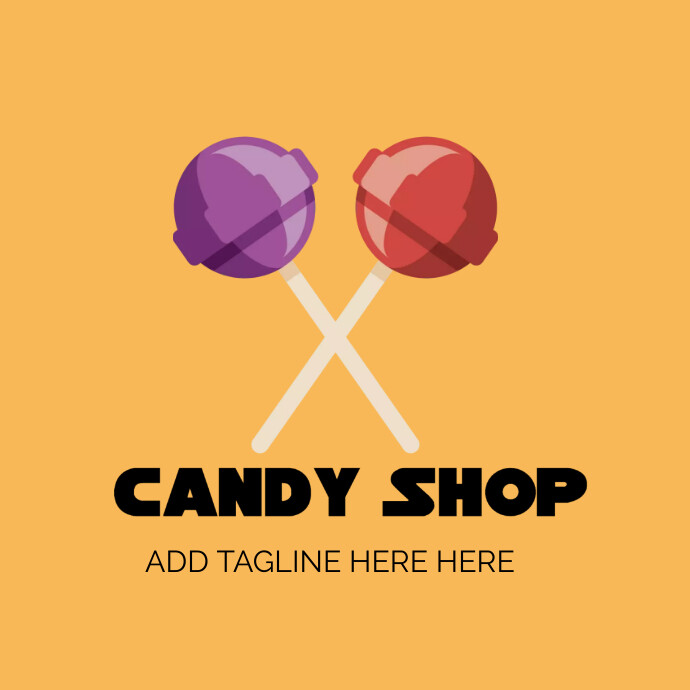 Professional Candy  Logo 徽标 template