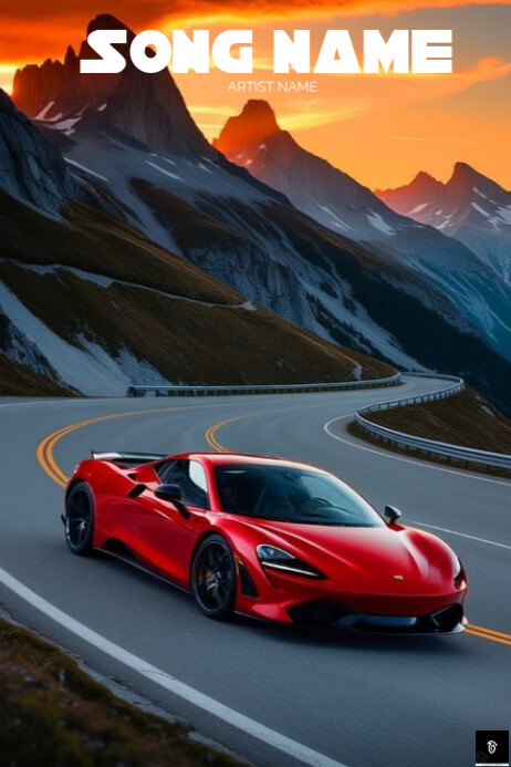 Professional Car Song Album Poster Template | PosterMyWall