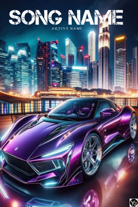 Professional Car Song Poster Template | PosterMyWall