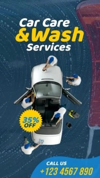 Professional Car Wash Instagram Story template
