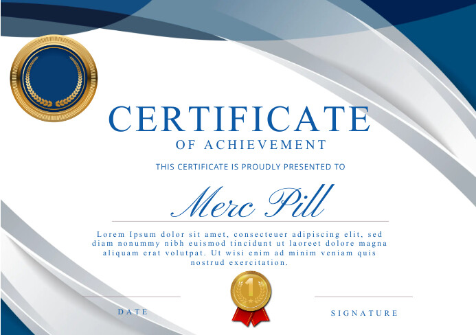 Professional Award Certificates Examples Award Certificate Template In