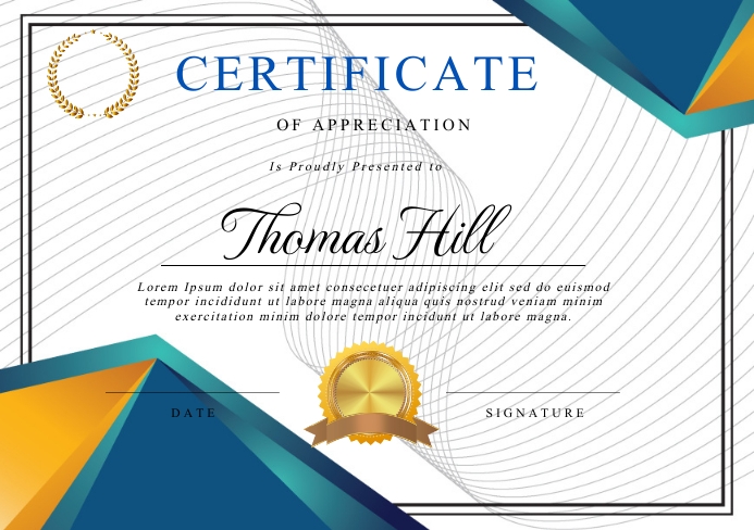 Certificate Pdf PROFESSIONAL CERTIFICATE Template | PosterMyWall