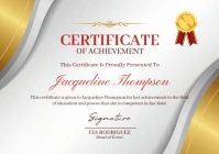 Professional  Certificate Of Appreciation A4 template