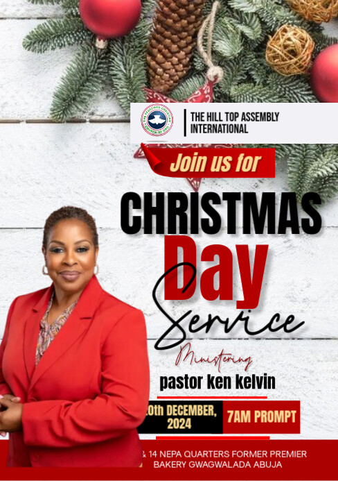Professional Christmas A5 template