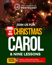 Professional Christmas  Instagram Portrait template